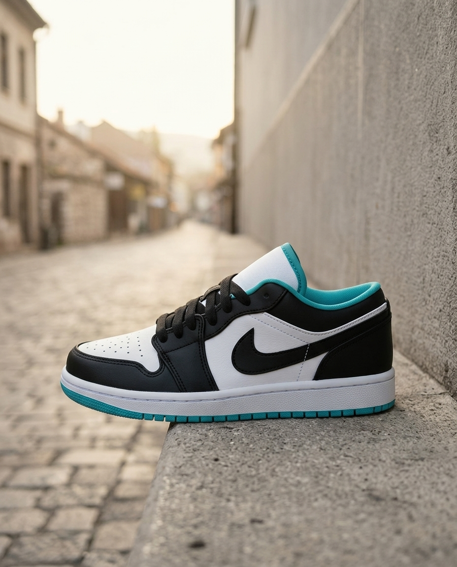 Nike - crno-bijela koju tirkiz čini drugačijom